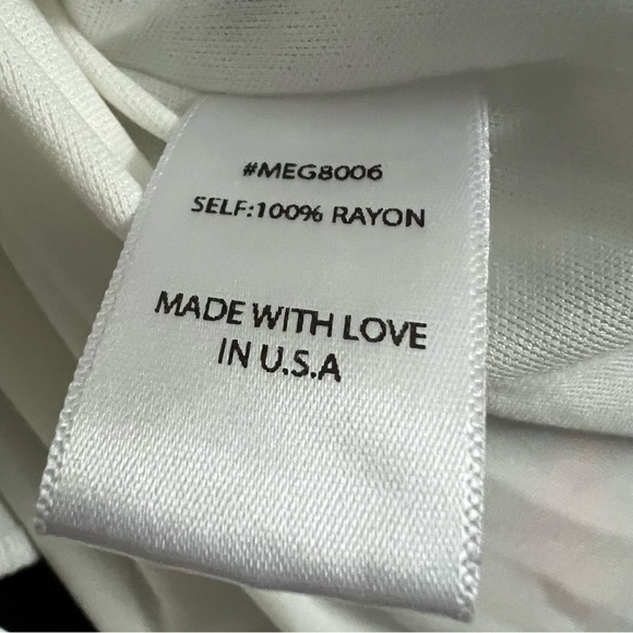 Meghan LA Women’s Jasmine Wrap Maxi Dress Floral Short Sleeve Large NWOT Flaws - Picture 13 of 16